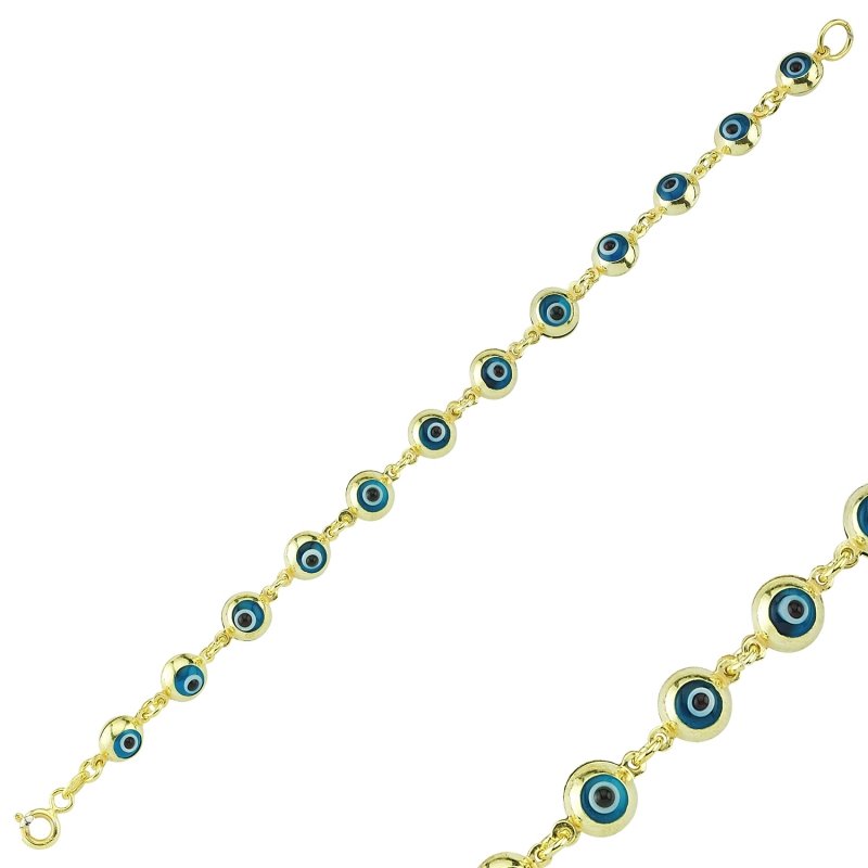 Gold Plated Evil Eye Kid