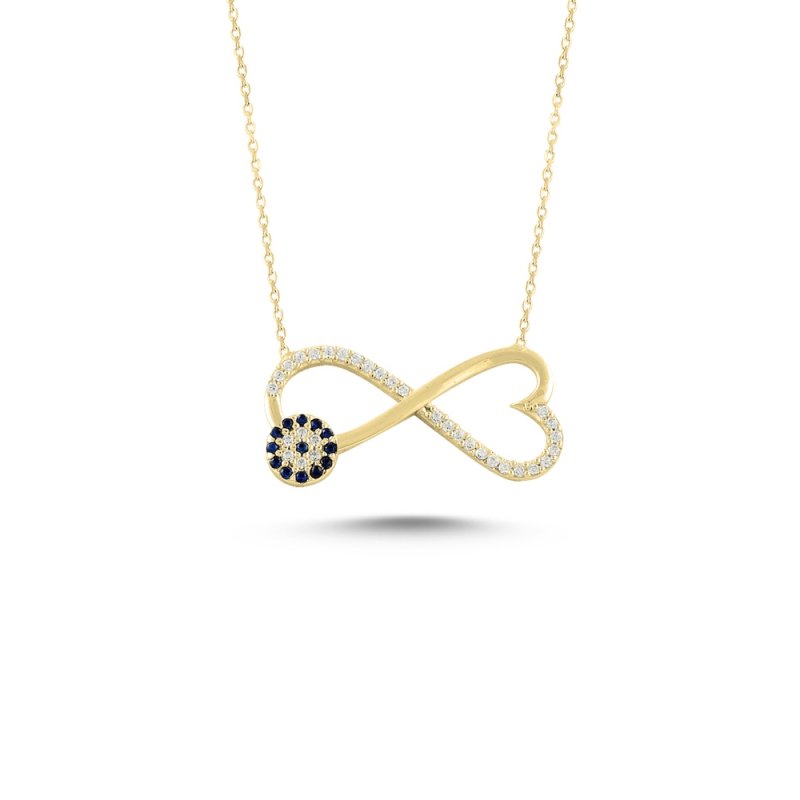 Evil Eye, Infinity & Heart Necklace - N14117