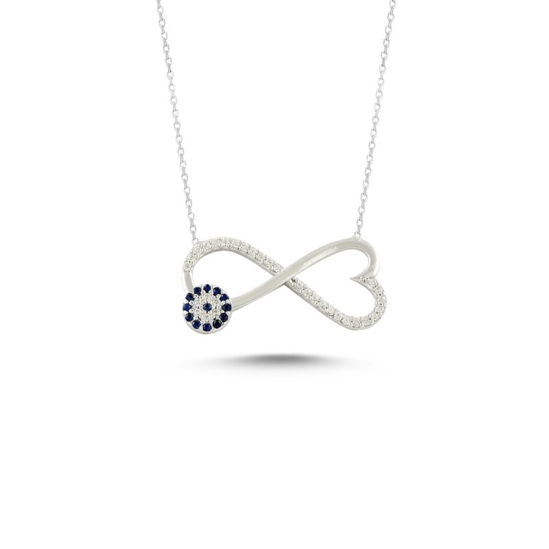 Evil Eye, Infinity & Heart Necklace - N14117