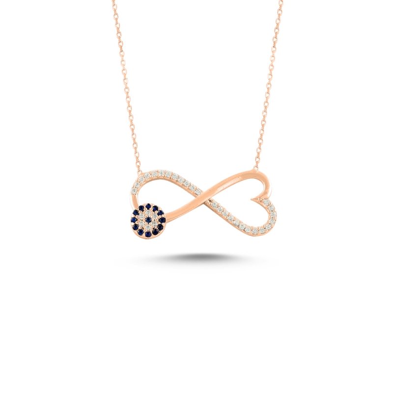 Evil Eye, Infinity & Heart Necklace - N14117