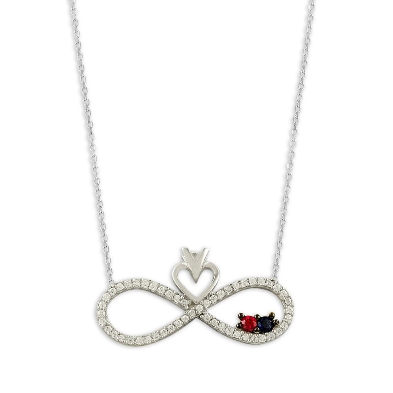 CZ Infinity Necklace - N14190