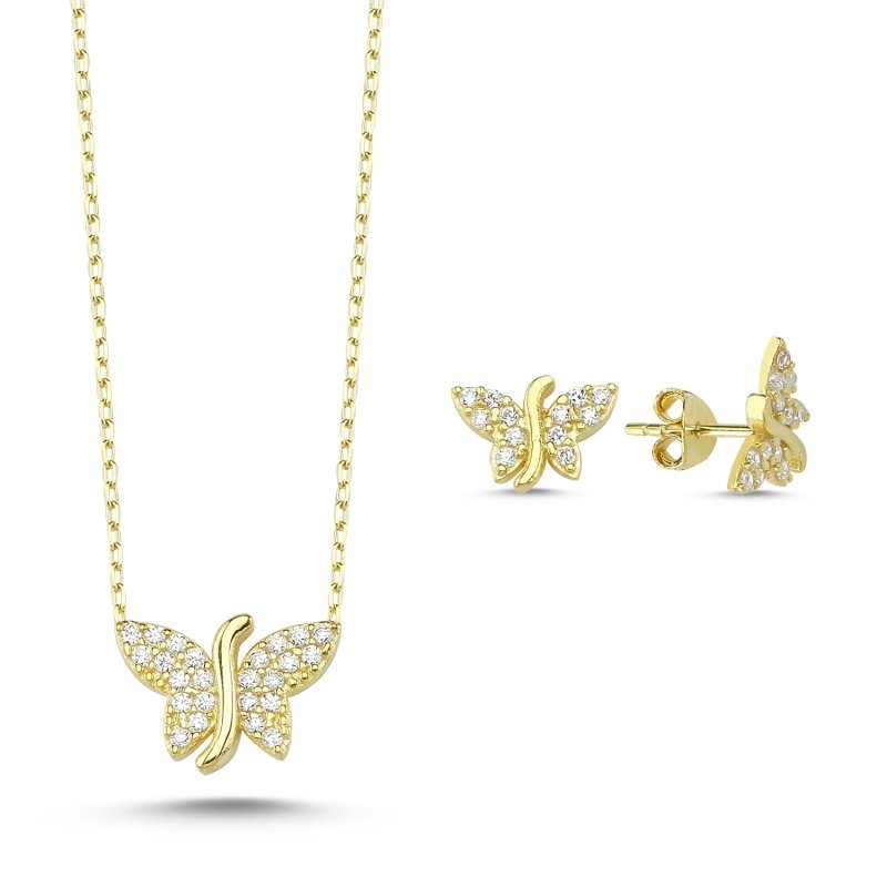 CZ Butterfly Set - S14471