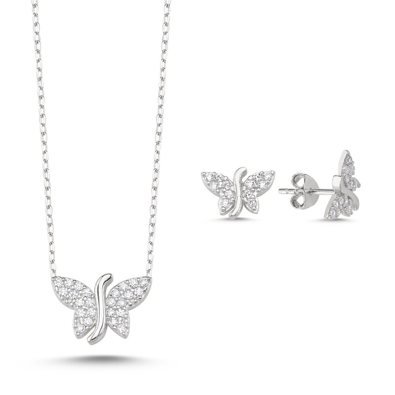 CZ Butterfly Set - S14471