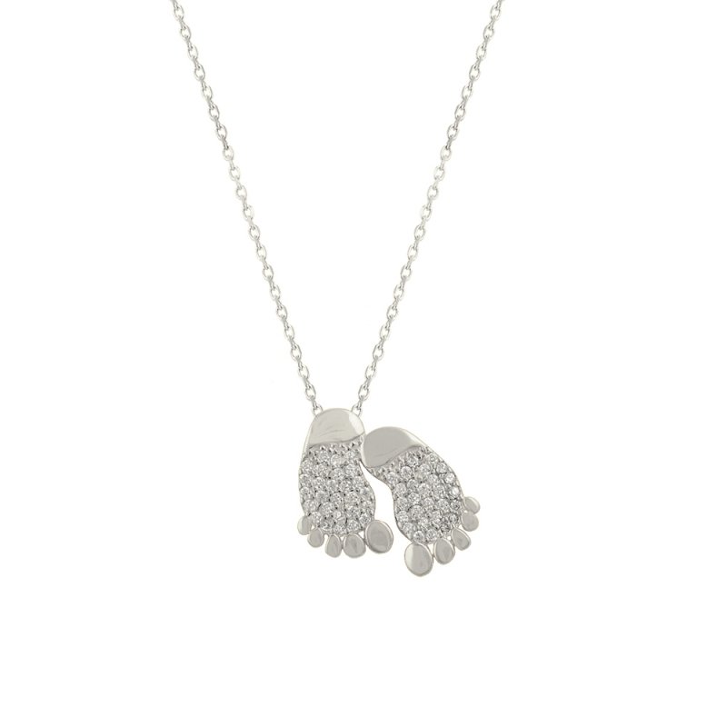 Footprint Necklace - N14609