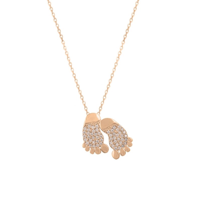 Footprint Necklace - N14609