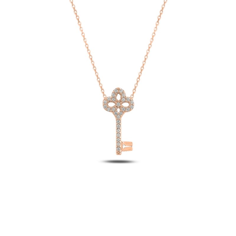 CZ Key Necklace - N14618