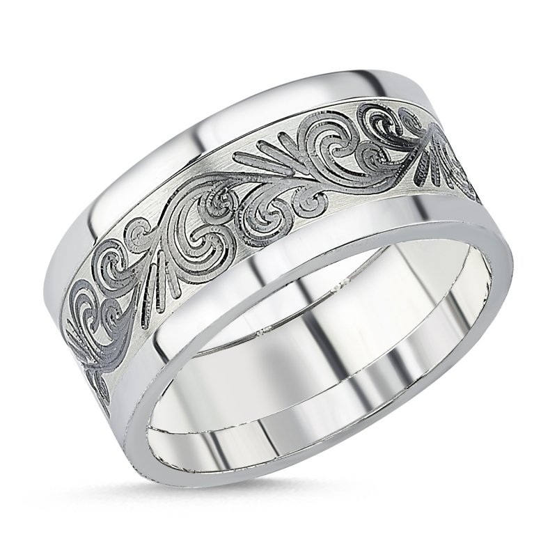Sterling Silver Band Ring - WR01955