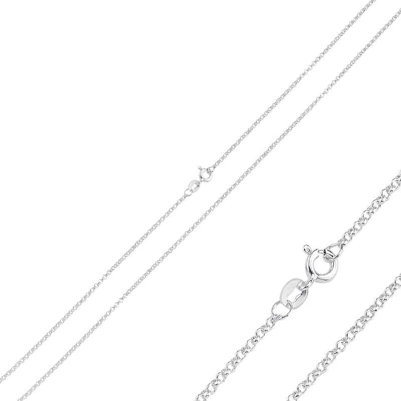 40 Micron Rolo Chain Necklace - CH02039