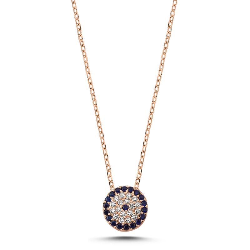 CZ Evil Eye Necklace - N05537