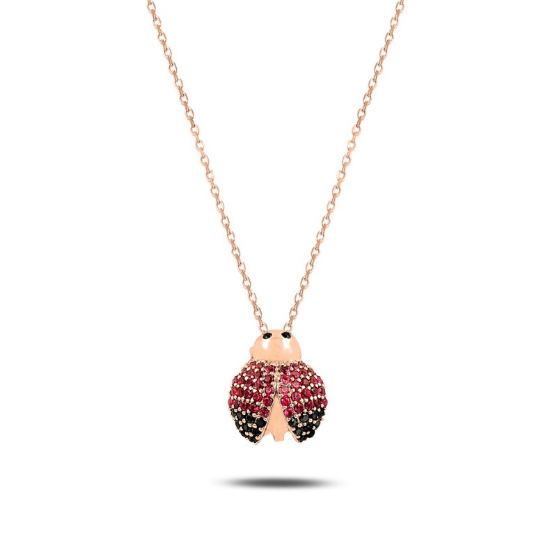 CZ Ladybug Necklace - N81937