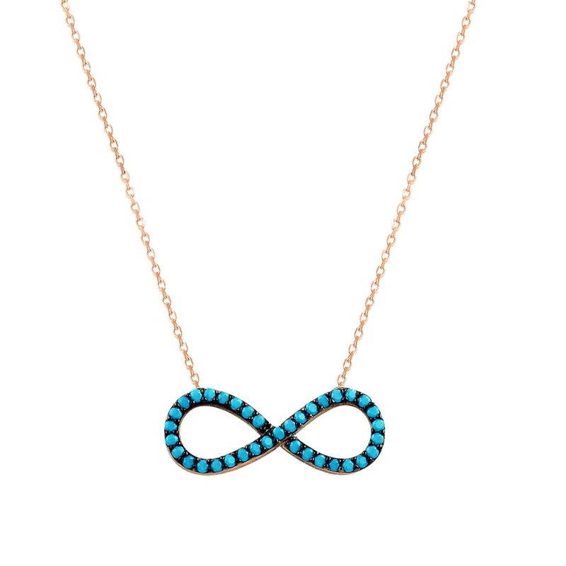 CZ Infinity Necklace - N82133