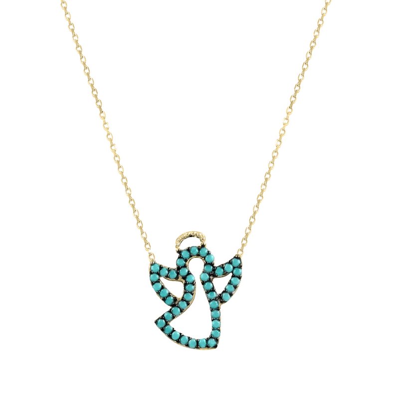 CZ Angel Necklace - N82138