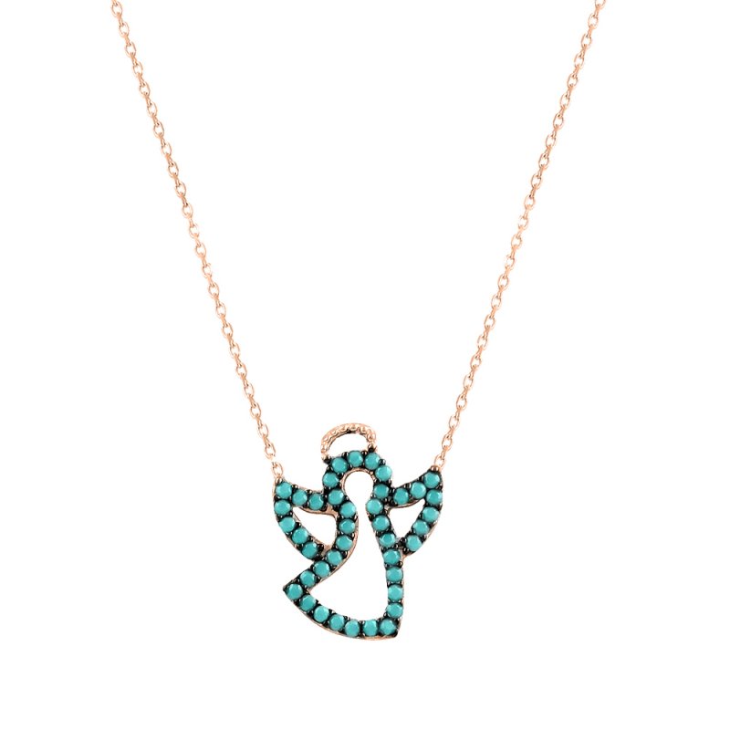 CZ Angel Necklace - N82138
