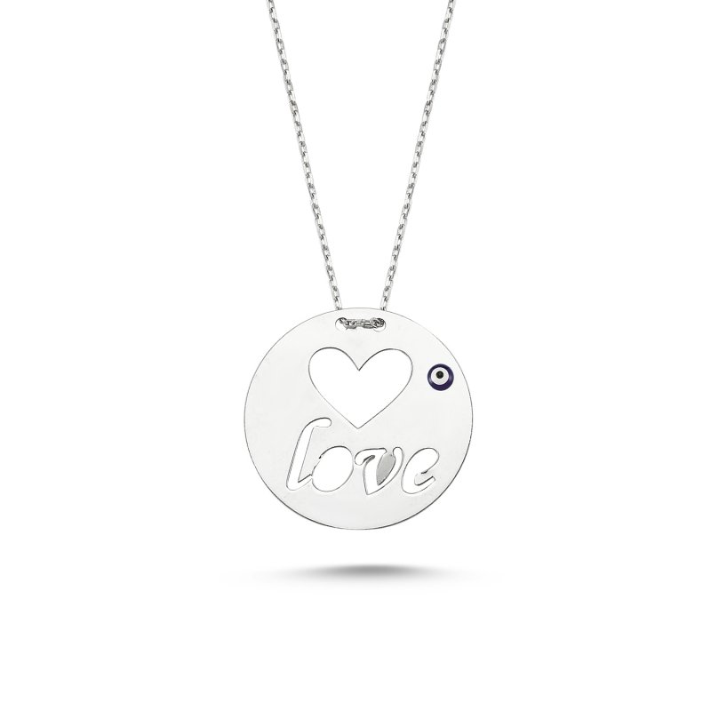 Evil Eye Love & Heart Necklace - N82298