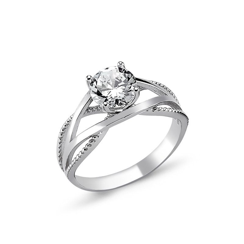 CZ Solitaire Ring - R82309