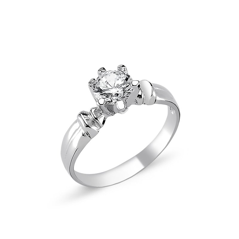 CZ Solitaire Ring - R82323