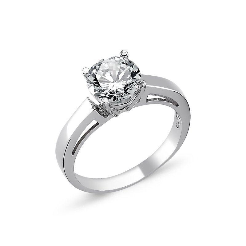 CZ Solitaire Ring  - R82324
