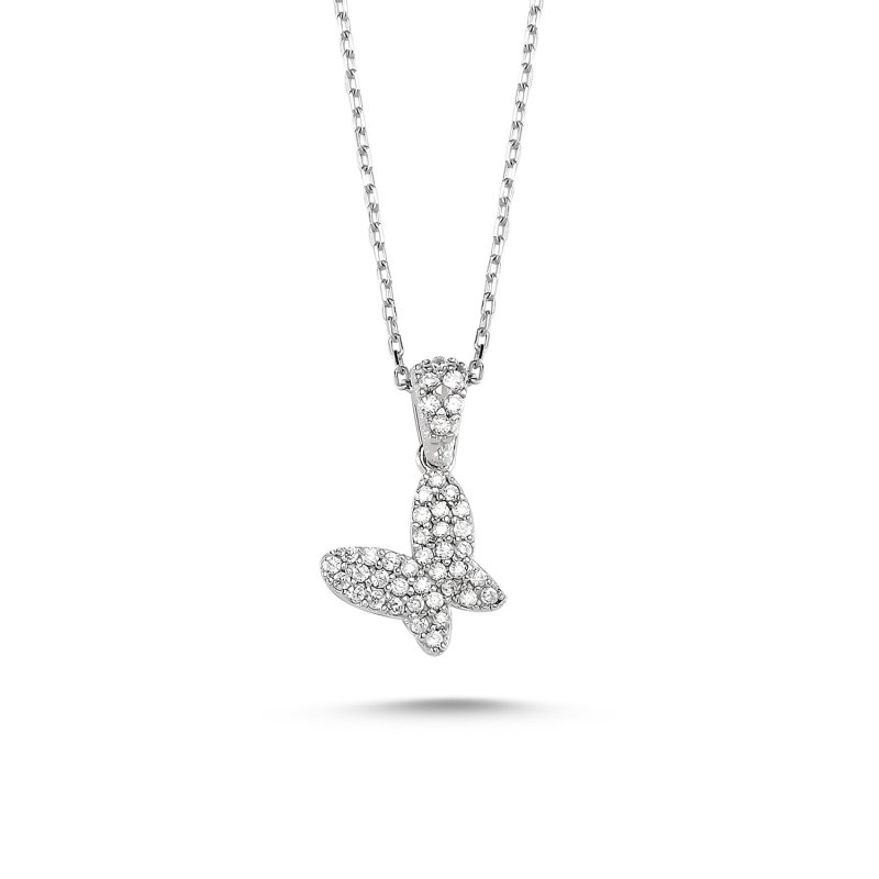 CZ Butterfly Necklace - N82333