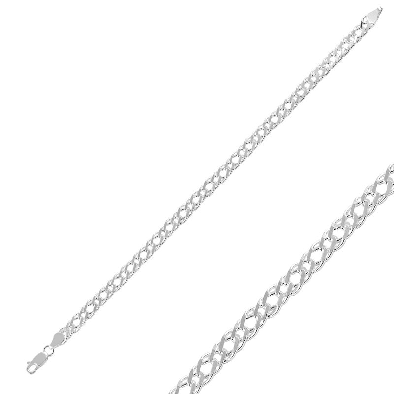 100 Micron Rombo Chain Bracelet - CH82383