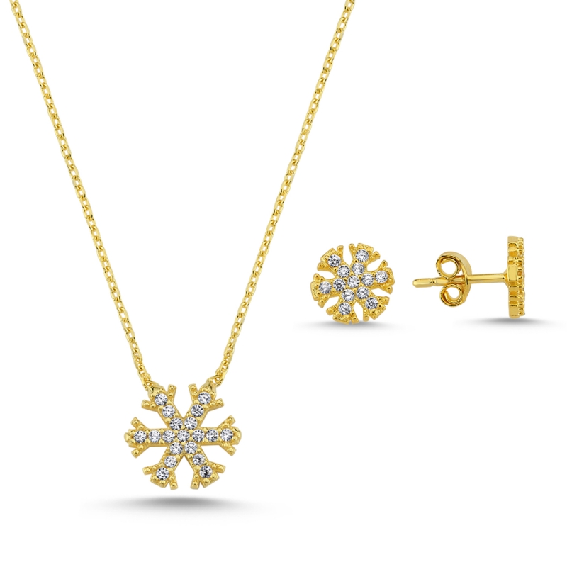 Snowflake CZ Set - S82455