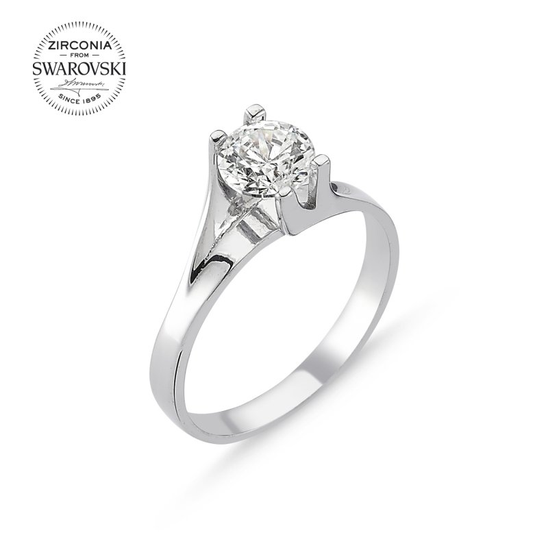 Swarovski Zirconia Solitaire Ring - R82514