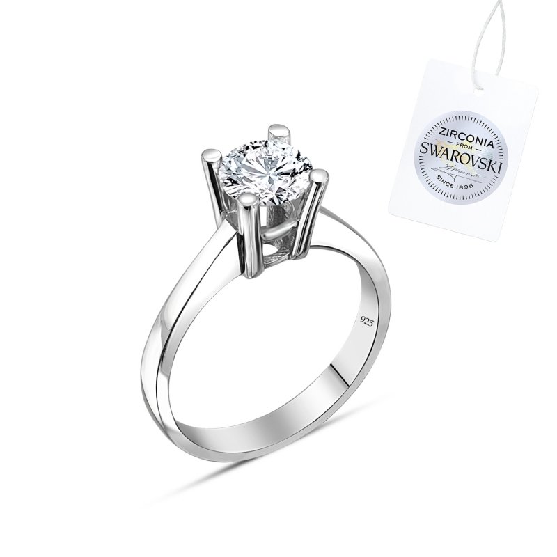 Swarovski Zirconia Solitaire Ring - R82515