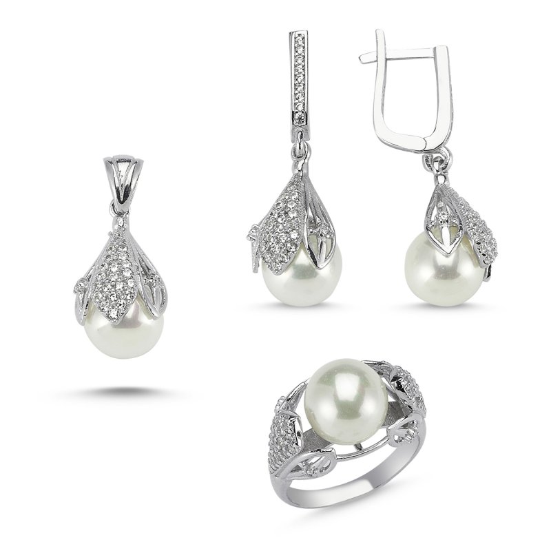 Pearl & CZ Set - S82536