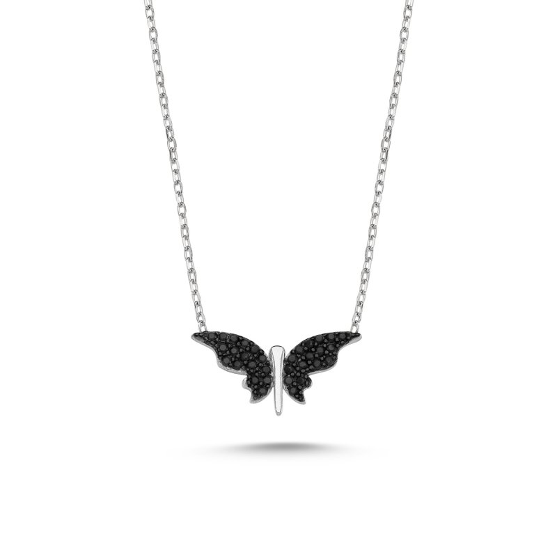 CZ Butterfly Necklace - N82790