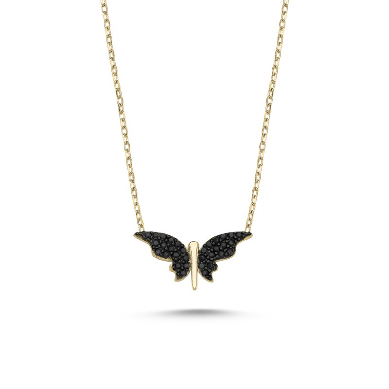 CZ Butterfly Necklace - N82790