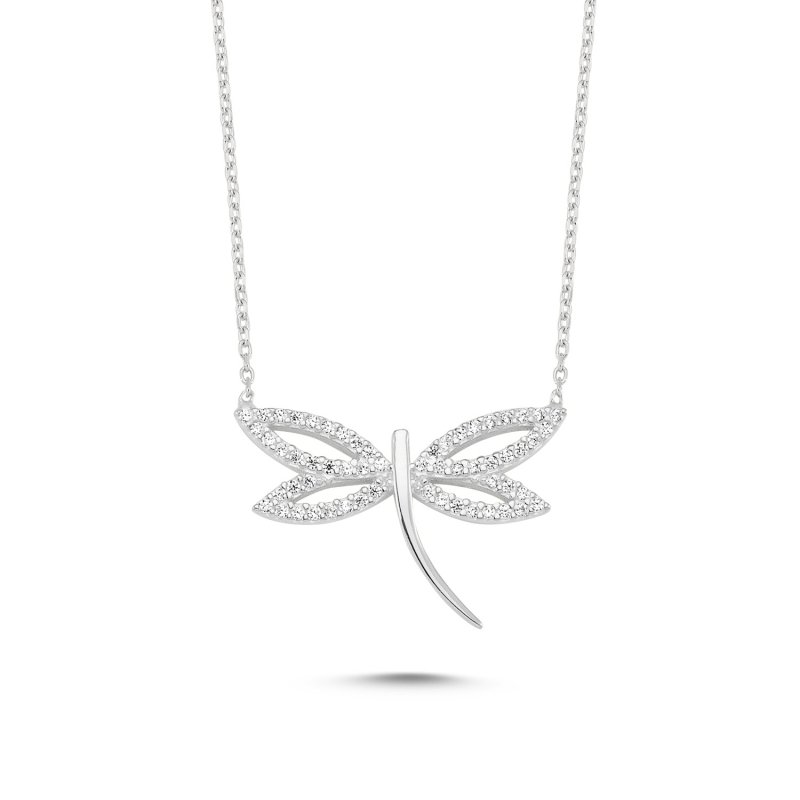 CZ Dragonfly Necklace - N82835