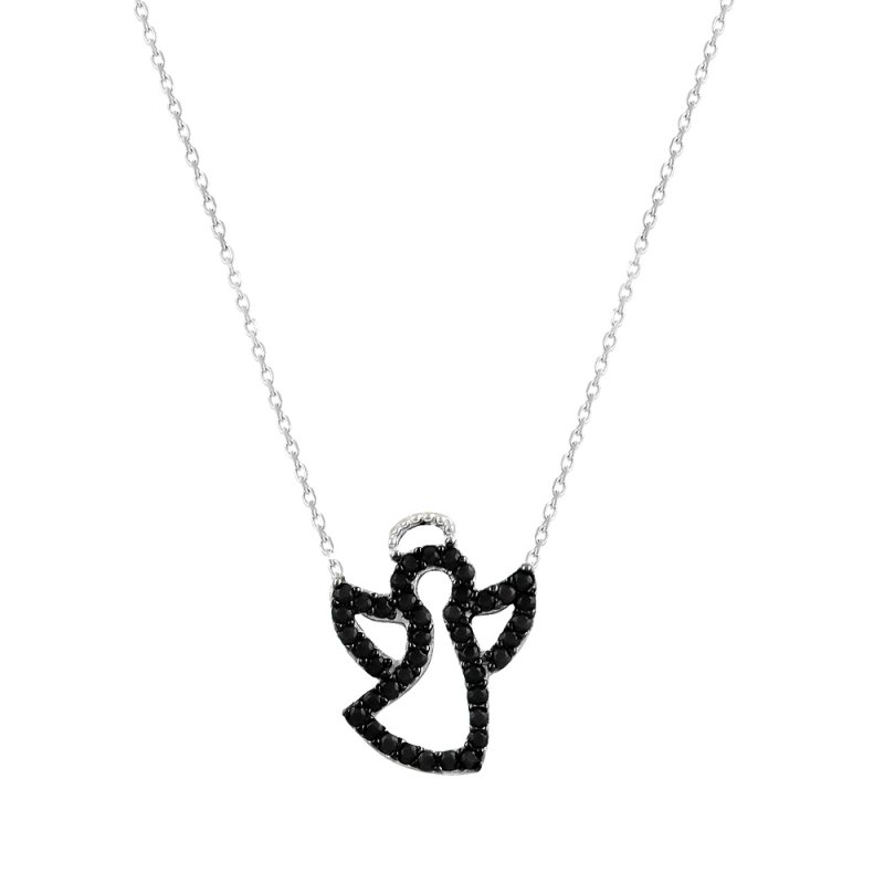 CZ Angel Necklace - N82866