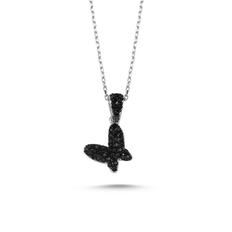 Zirkon Taşlı Kelebek Kolye - N82873