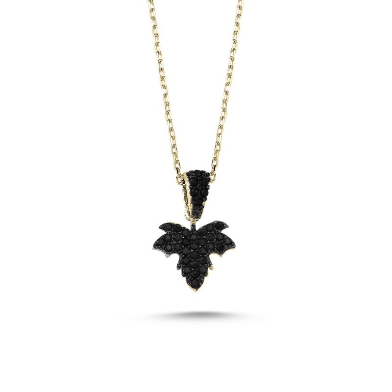 CZ Sycamore Leaf Necklace - N82877
