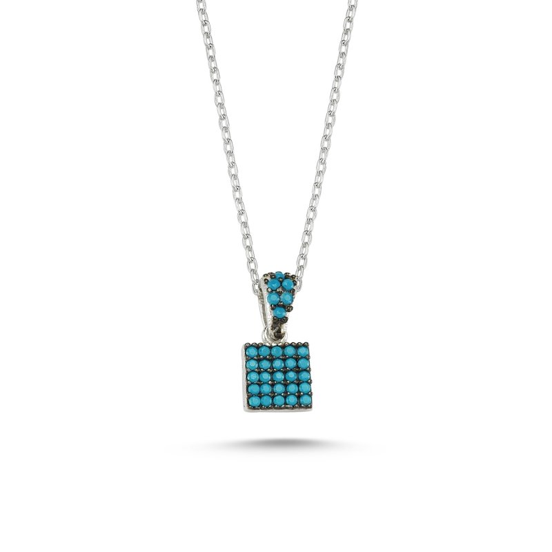 Square CZ Necklace - N82882