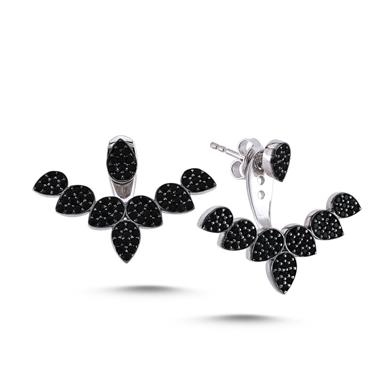 CZ Drops Double Earrings - E83049