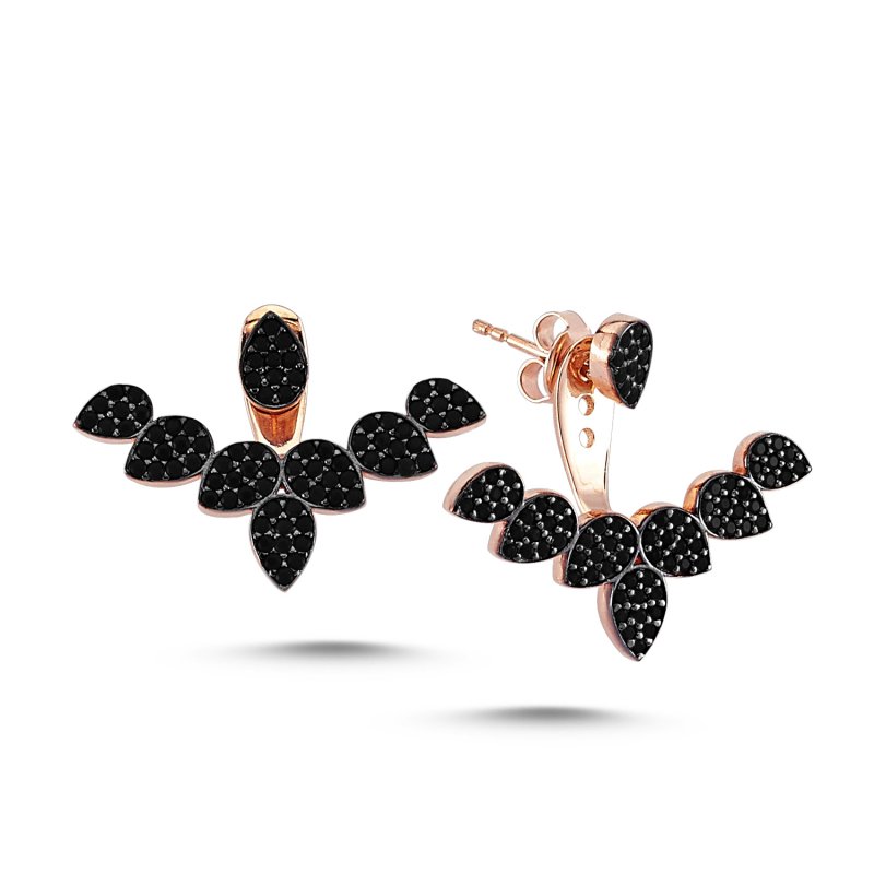 CZ Drops Double Earrings - E83049