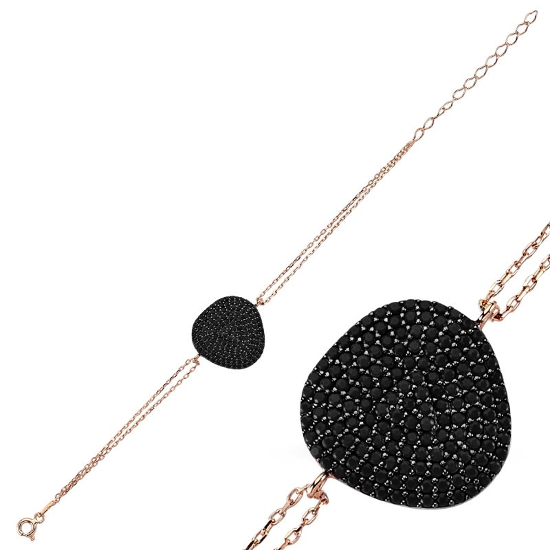 CZ Rounded Triangle Bracelet - B83064