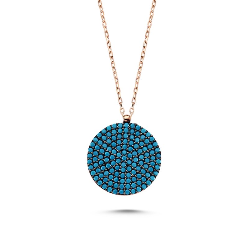 Nano CZ Round Necklace - N83067