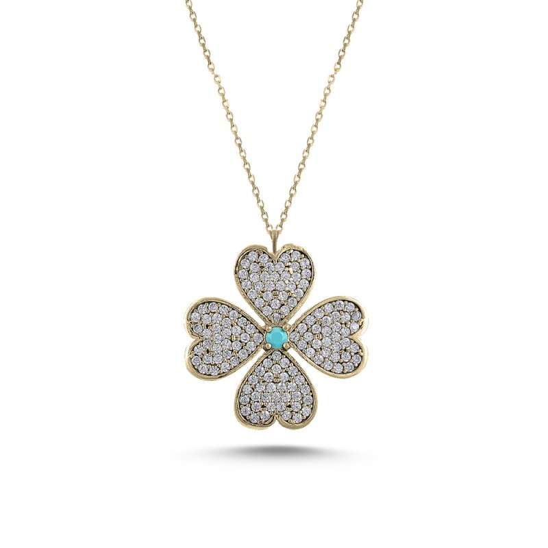 CZ Clover Necklace - N83181
