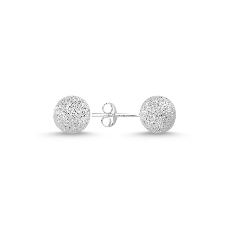 8mm Stardust Ball Stud Earrings - E83283