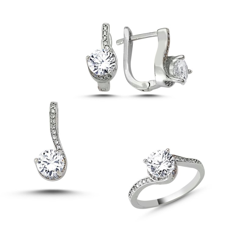 CZ Solitaire Set - S83515