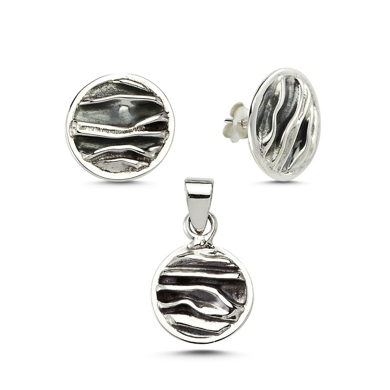 Bark Round Set - S83571