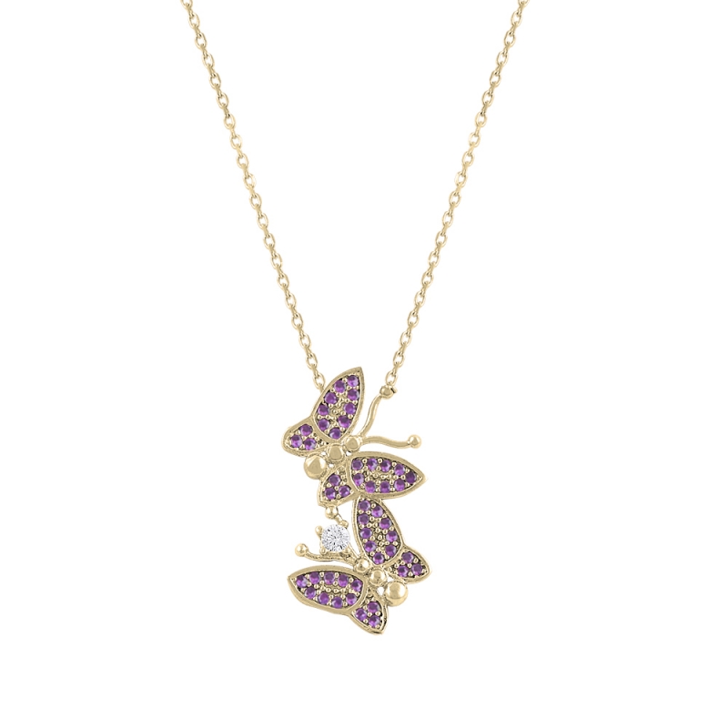 Butterfly Necklace - N83586
