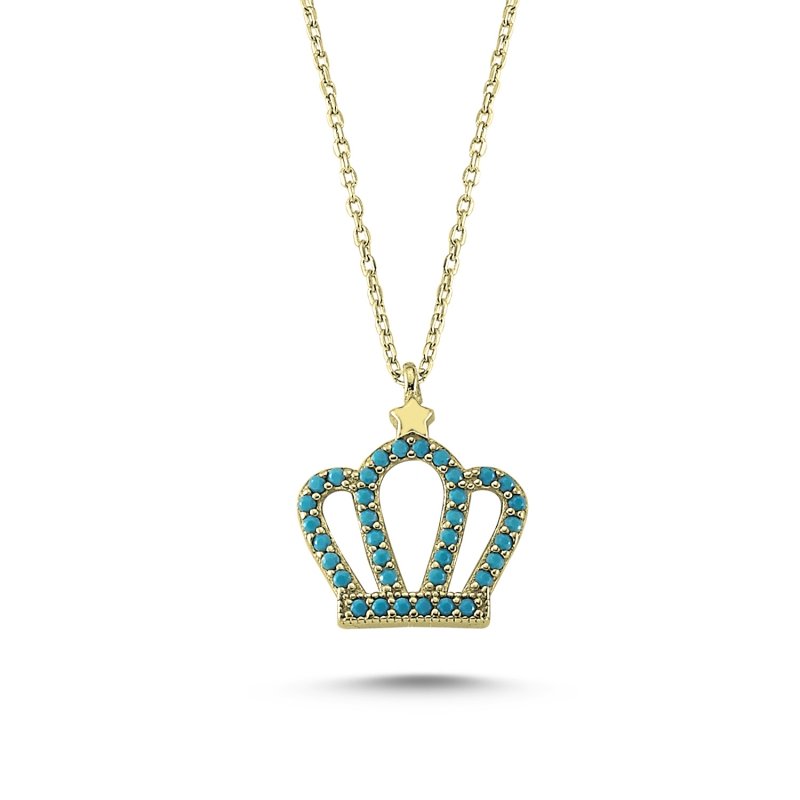 CZ Crown Necklace - N83675