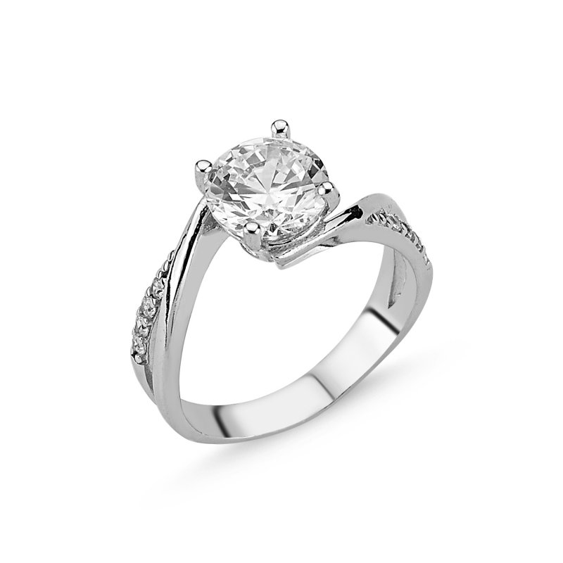 CZ Solitaire Ring - R83739
