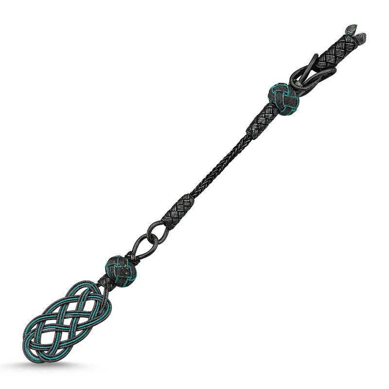 Oxidised Kazaz Hand Knitted Tassel - TT83767