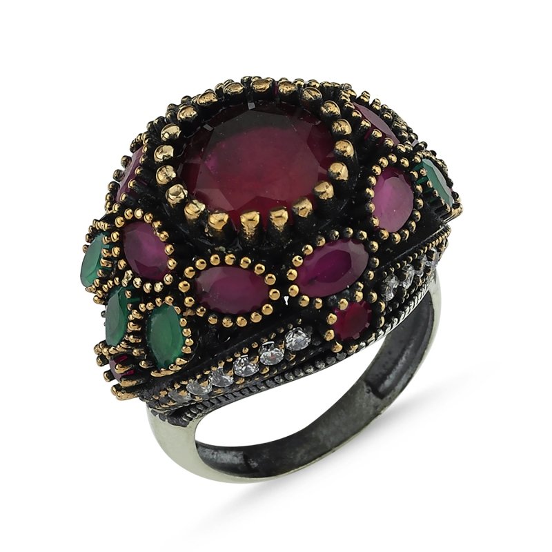 CZ Ottoman Style Ring  - R83875