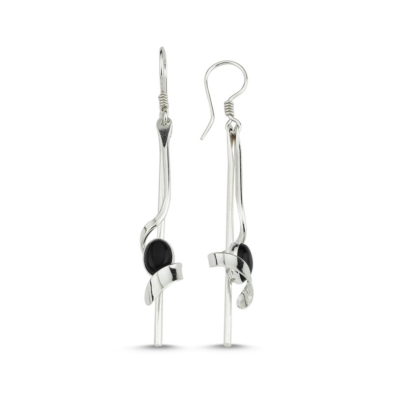 Onyx Stone Handmade Earrings  - E83909