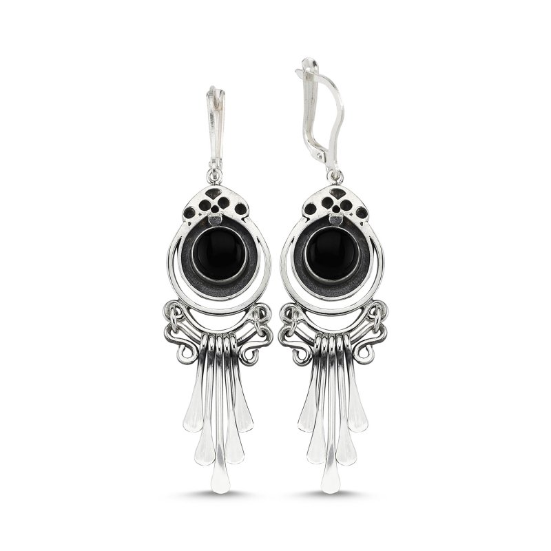 Onyx Stone Handmade Earrings - E83945