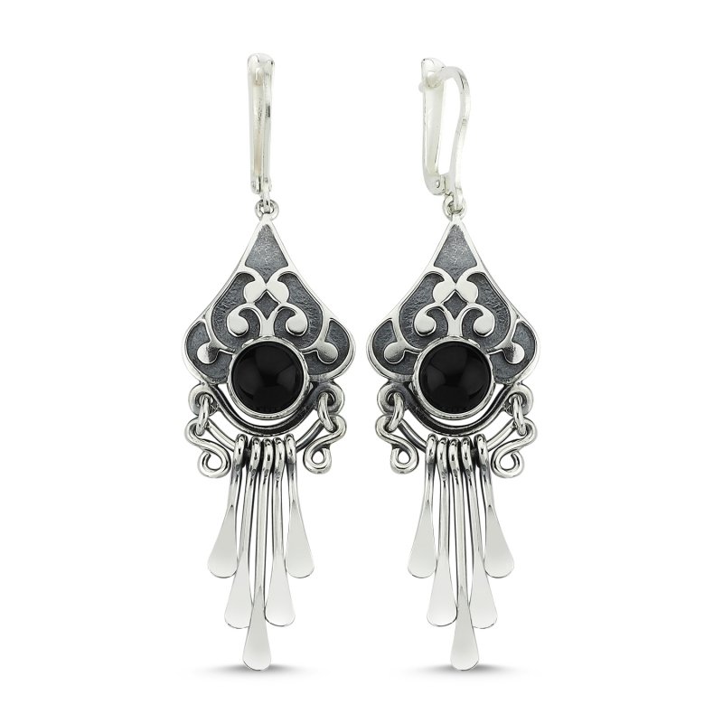 Onyx Stone Handmade Earrings - E83952
